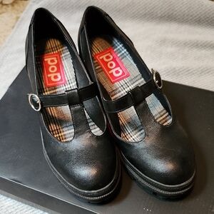 POP Black MaryJane SZ 7